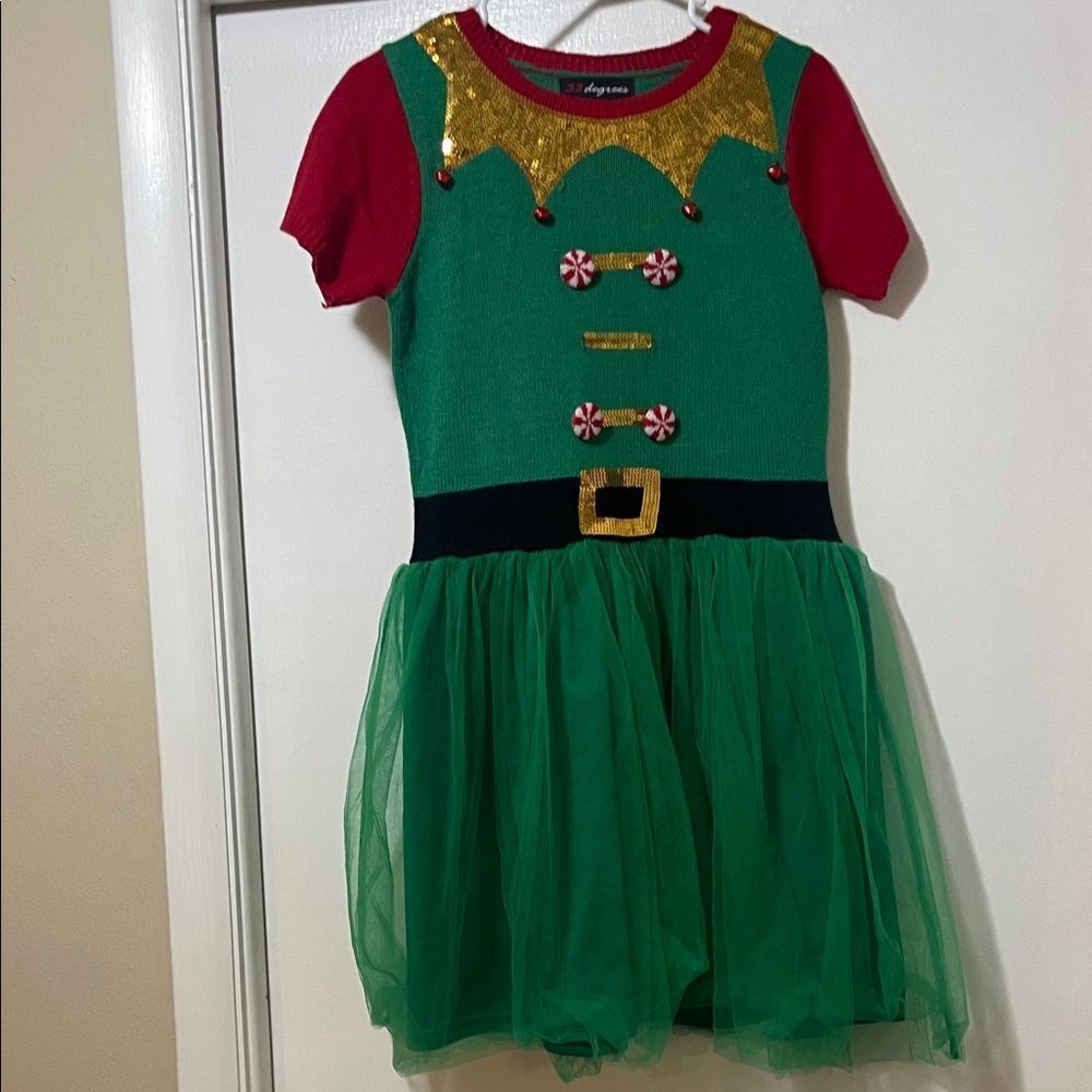 33° jingly  Christmas dress size extra small